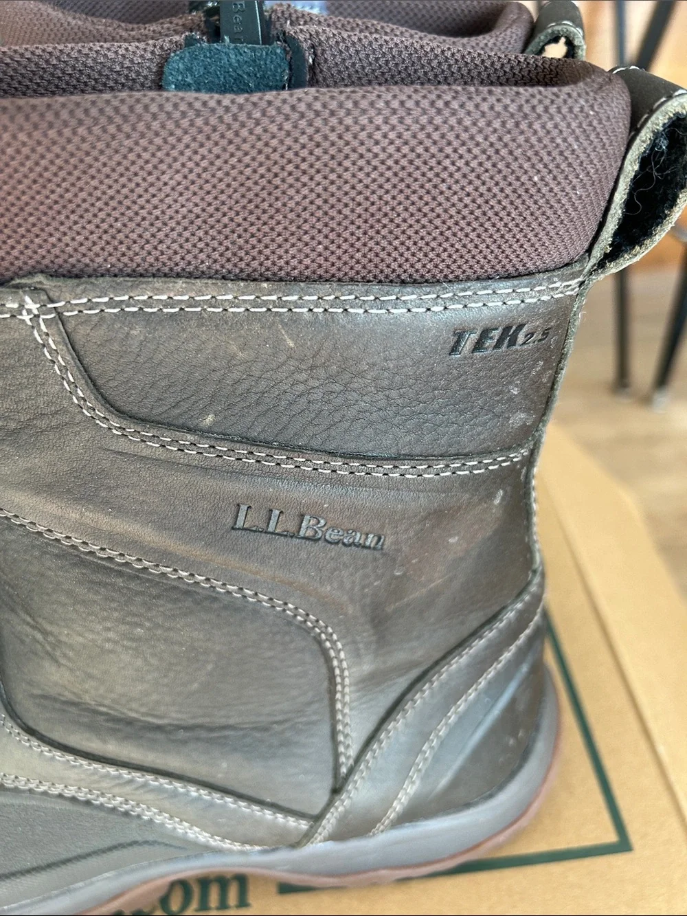 L.L. Bean Brown Waterproof Boots